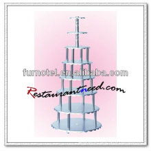 V363 8 Tiers 4 Pillars Wedding Cake Stand